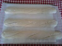 Baguettes avant cuisson