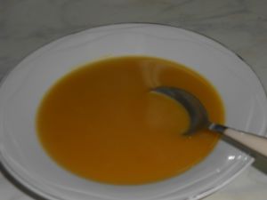 Une bonne soupe chaude lorsqu'il fait froid dehors