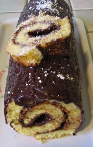 Bûche de Noël ou biscuit roulé