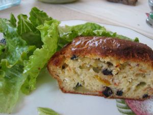 cake végétarien aux légumes