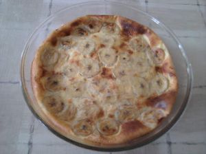 Clafoutis fondant aux bananes