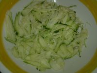 La courgette rapée