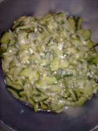 courgettes oignons