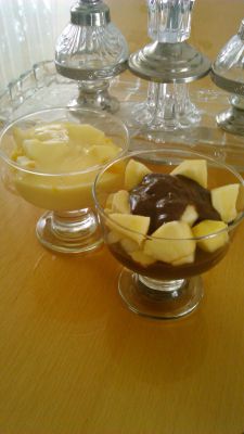 crème dessert aux fruits