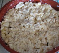 Crumble aux pommes léger sans gluten