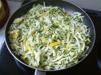 cuisson des courgettes