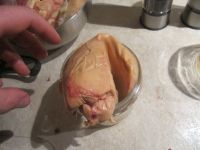 Introduction du foie gras dans le bocal