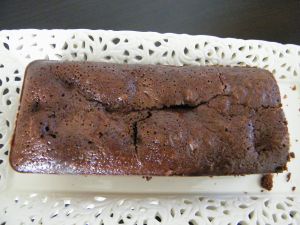 Gateau pêche chocolat