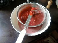 Mixer les fraises