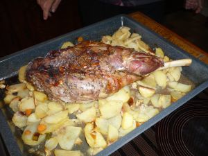 gigot d'agneau façon boulangère