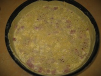 Gruyère sur la pâte