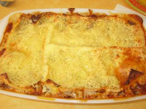 De bonnes lasagnes en gratin