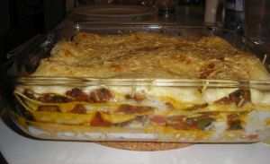 Lasagnes aux légumes et Reblochon