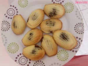 madeleines pâte à tartiner