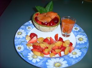 Votre dessert, frais et raffraîchissant.