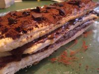 un bon millefeuille au chocolat façon maison