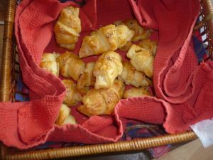 Mini croissants apéritifs ou goûter