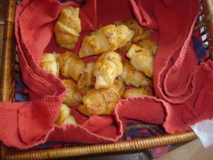 Mini croissants apéritifs ou goûter