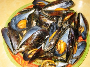 moules marinières au vin blanc