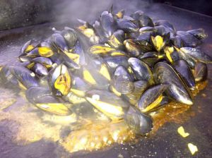 Moules à la Plancha!!