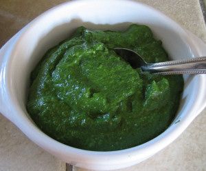 Pesto de vert de blettes