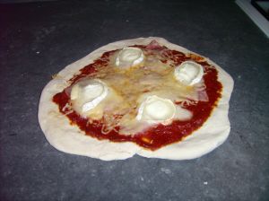 pizza avant cuisson
