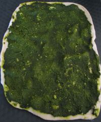 pizza au vert de blettes