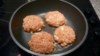 Préparation de la viande à hamburgers