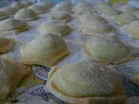 Raviolis gorgonzola et épinard