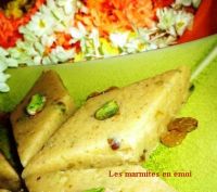 recette de gateau indien : le BARFI 