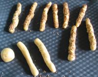 rouler les biscuits en torsade