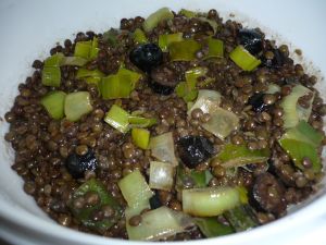 Salade de lentilles orthodoxe