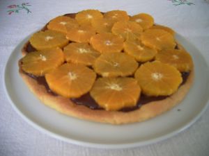 Tarte aux agrumes et chocolat