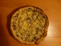 Tarte à la cougette prête à être dégustée