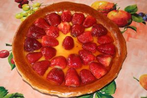 tarte aux fraises