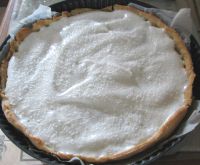 Tarte au lait de coco méringuée