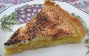 Tarte au lait de coco meringuée