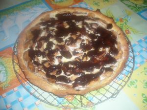 tarte aux poires et nutella hypocalorique