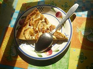 tarte aux pommes hypocalorique