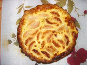 Une tarte aux pommes appetissante...