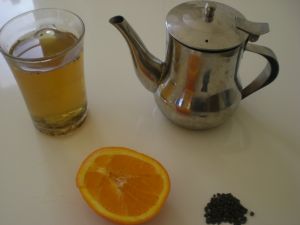 thé à l'orange