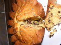 Tourte aux pépites et raisins secs