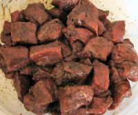 viande de boeuf marinée viande de boeuf marinée